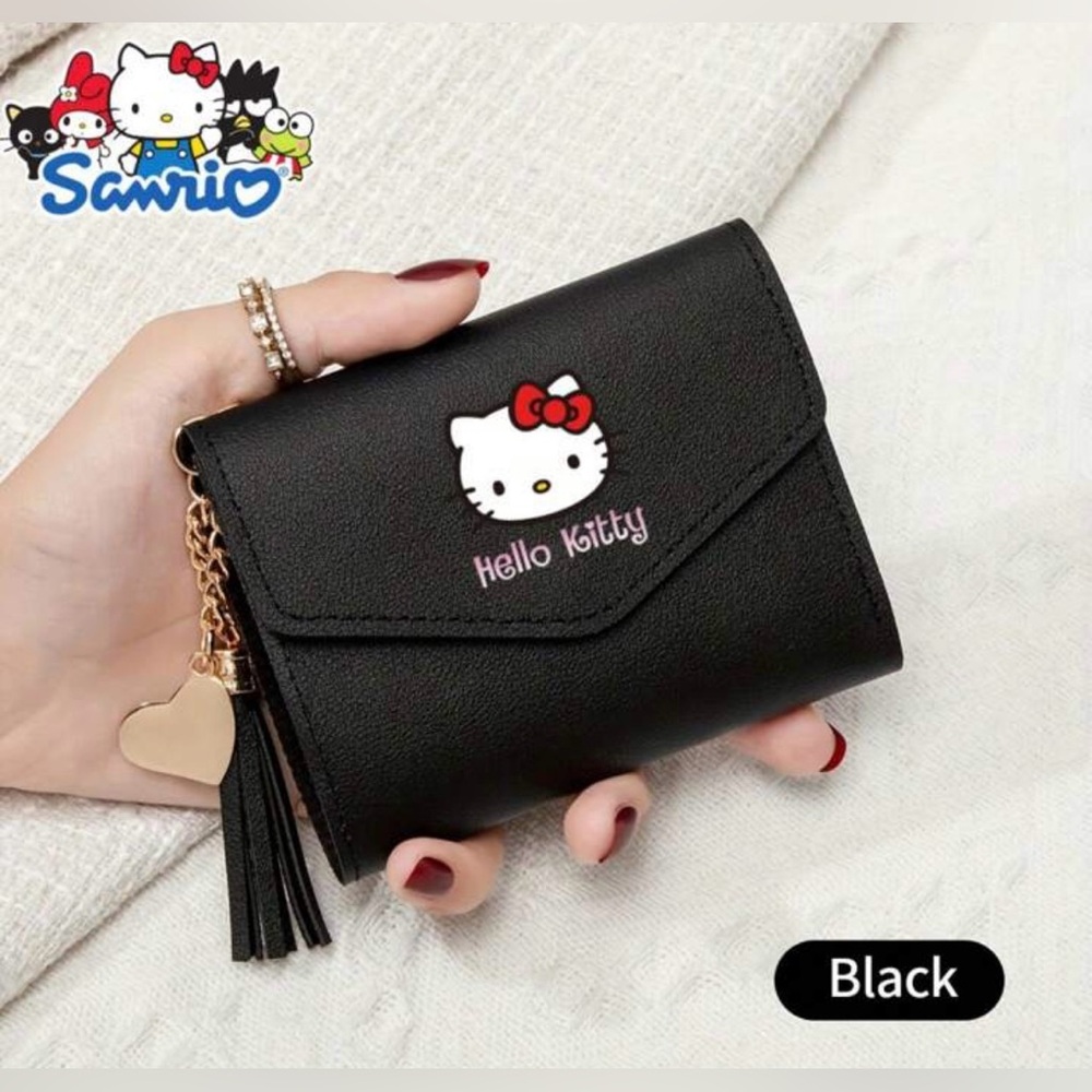 New Sanrio Black Hello Kitty Wallet